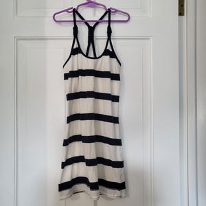 Zenana Outifitters Small Navy Stripe Mini Dress